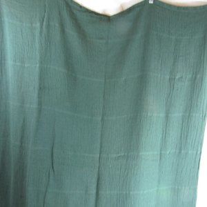 big green tablecloth
